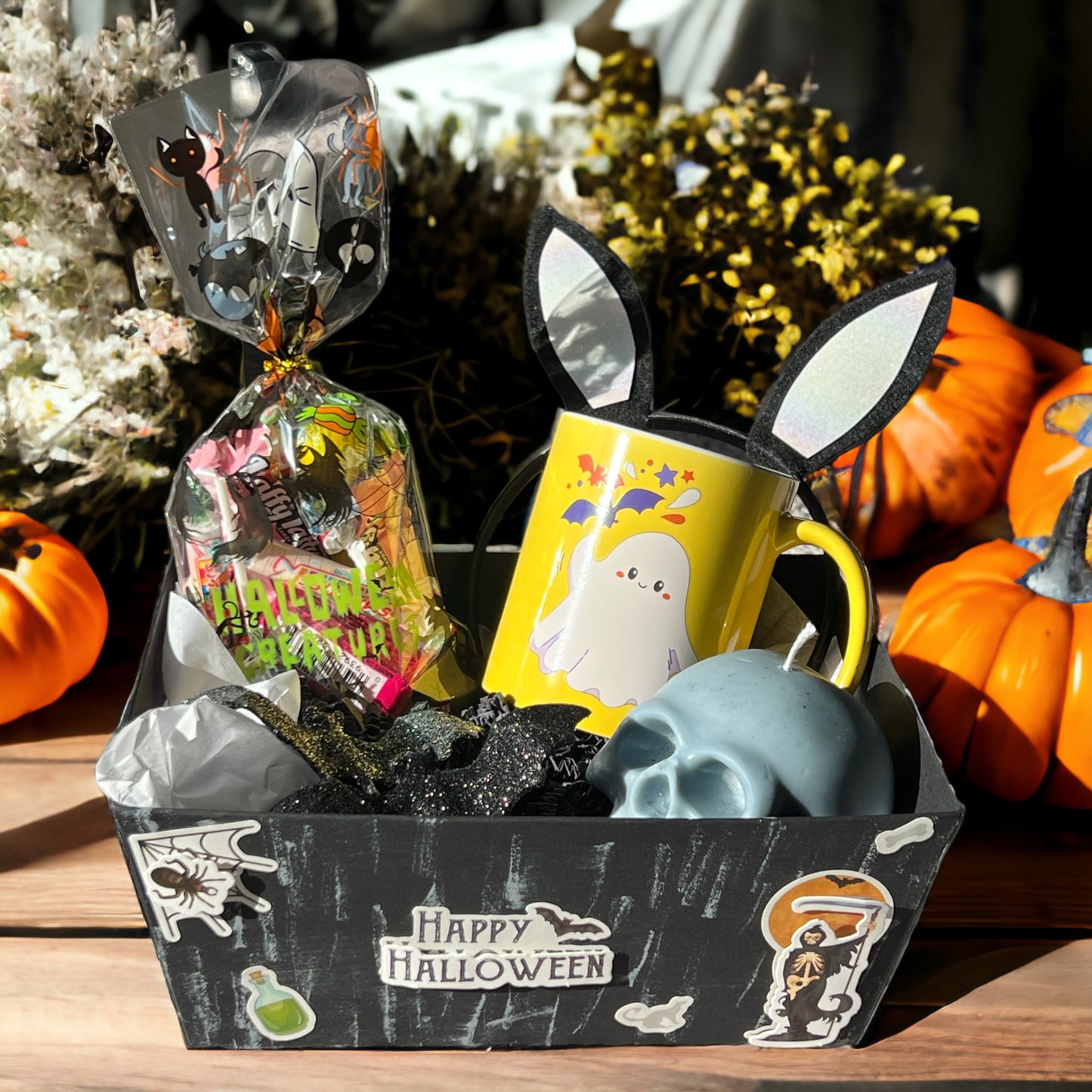 Spooky Delights Halloween Boo Basket