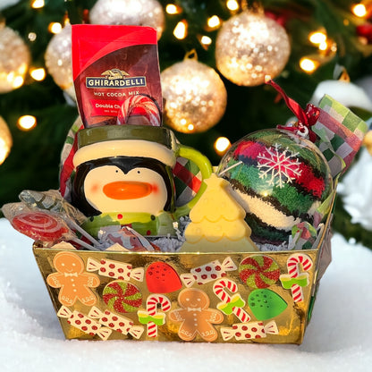 Gingerbread Delight Holiday Basket Christmas Cup