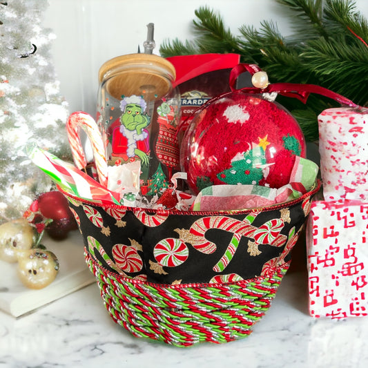 Whoville Wonders: A Merry Grinchmas Delight Gift Basket