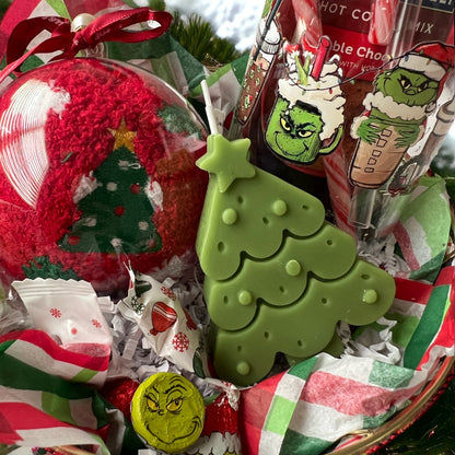 Whoville Wonders: A Merry Grinchmas Delight Gift Basket